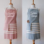 Personalised Apron, Hand Towel, Anniversary Gift, thumbnail 2 of 12