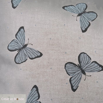 Butterfly Teal Cushion, Personalised New Home Gift, 8 of 11