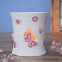 Personalised White Ceramic Tea Light With Butterflies, thumbnail 1 of 8