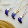 Lapis Lazuli Moon Pendant, thumbnail 5 of 11