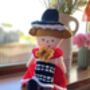 Welsh Doll Knitting Pattern Wales Traditional Costume, thumbnail 1 of 1