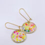 Super Sparkle Disco Earrings Small Hand Made, thumbnail 2 of 10
