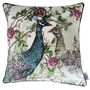 Iya Valley Love Story Peacocks And Japanese Blossom Cushion, thumbnail 4 of 5