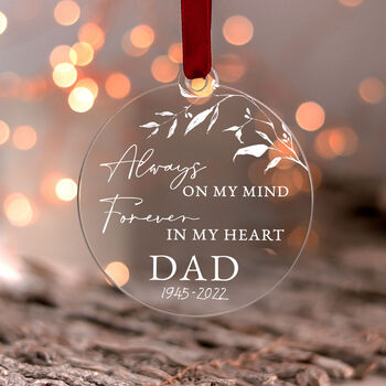 Personalised In Loving Memory Of Remembrance Ornament, 9 of 10