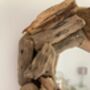 Driftwood Heart Wall Mirror – 30cm Nautical Style, thumbnail 5 of 8