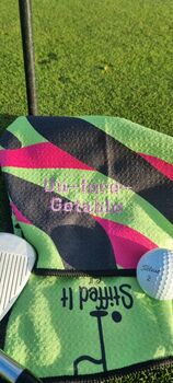 Personalised Un Fore Gettable Golf Towel, 5 of 5