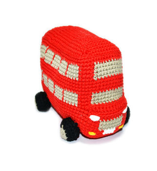 London Calling Double Decker Knitted Bus, 2 of 5