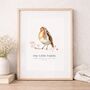Personalised Robin Family Print, Family Wall Art, thumbnail 1 of 5