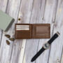 Pride Brown Leather Wallet With Coin Pocket, thumbnail 2 of 6