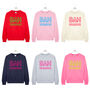 Bah Humbug Women's Christmas Jumper Sweatshirt, thumbnail 4 of 7