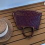 Hand Weaving Leather Bag Tote, thumbnail 5 of 12