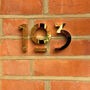 Premium Gold/Brass House Numbers, thumbnail 2 of 9