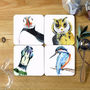 Inky Feathered Friends Collection Coasters, thumbnail 4 of 11