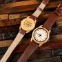 Personalised His And Hers Engraved Bamboo Watch, thumbnail 5 of 9