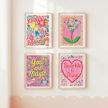 You Are Magic Unicorn Print | Storybook Nursery Wall Art, 8 of 11