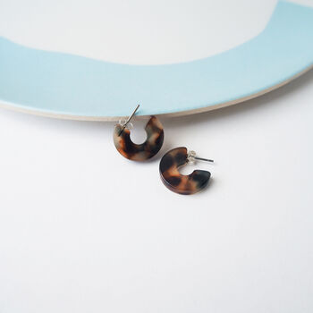 Foret Super Mini Hoop Earrings, 6 of 6