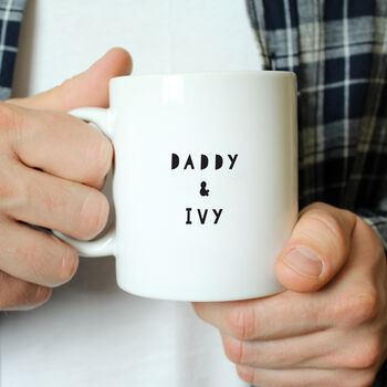 Exploring Daddy And Child Personalised Mug, 2 of 2