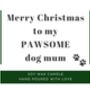 Merry Christmas Scented Soy Wax Candle For Dog Mum, Dog Lover Gift, thumbnail 8 of 8