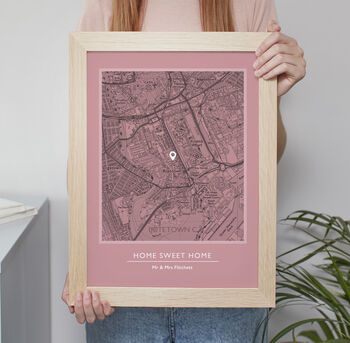 Personalised Custom Made UK Map Homeowner Print, 6 of 12