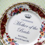 Personalised Mother Of The Bride Vintage China Plate, thumbnail 2 of 3