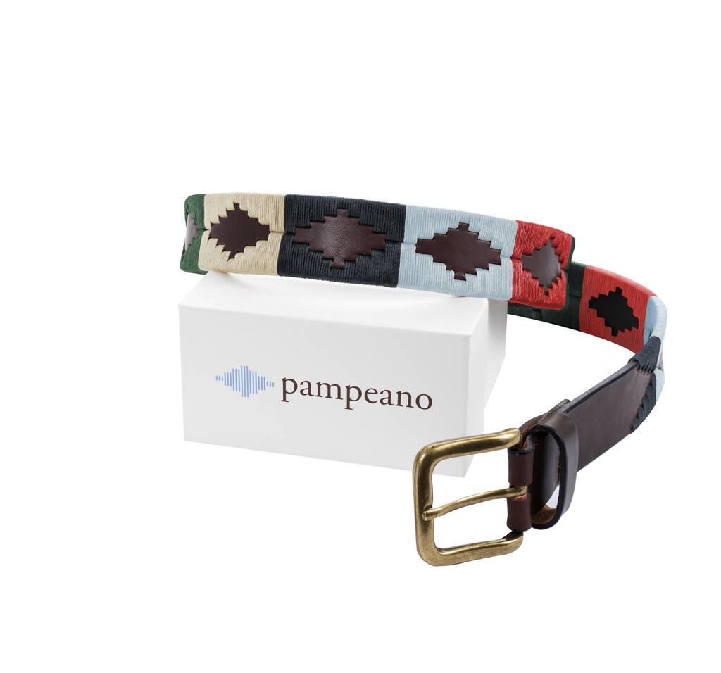 Pampeano 'Multi' Handmade Argentine Leather Polo Belt, 1 of 11