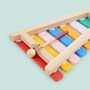 Personalised Colourful Xylophone Wooden Toy 12m+, thumbnail 2 of 4