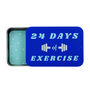 24 Days Of Exercise Advent Calendar Tin, thumbnail 4 of 9
