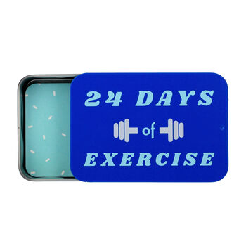 24 Days Of Exercise Advent Calendar Tin, 4 of 9