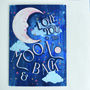 To The Moon And Back Recycled Card, thumbnail 5 of 5