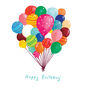 A Balloon 'Happy Birthday' Card, thumbnail 3 of 3