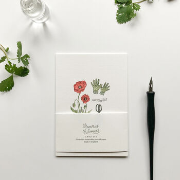 Garden Things Hand Illustrated Postcard Set, 6 of 6