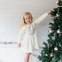 Personalised Girls Christmas Dress, thumbnail 6 of 12