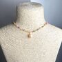 Pearl Pendant Handmade Beaded Necklace, thumbnail 7 of 9
