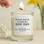 World's Best Rugby Coach Candle Gift, thumbnail 1 of 9