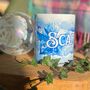 Personalised Winter Star Candle, thumbnail 1 of 4