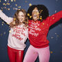 Drink Dance Come On Get Happy Christmas Jumper, thumbnail 6 of 6