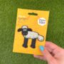 Shaun The Sheep Shaun Standing Sew On Patch, thumbnail 1 of 2