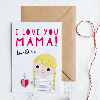 Customised Mummy Valentine's Card, 2 of 6