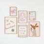 Personalised Whimsical Pastel Wall Print Set, thumbnail 1 of 3