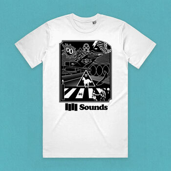 Music Album Artwork Mash Up T Shirt, 7 of 9