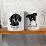 Personalised Dog Dad Linocut Style Mug, thumbnail 1 of 8