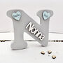 Personalised Nonna N Letter Mother's Day Gift Grey, thumbnail 2 of 2