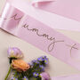 'Mummy To Be' Gold Foil Baby Shower Sash, thumbnail 6 of 7