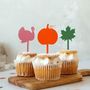 Autumn Cupcake Toppers, thumbnail 1 of 7