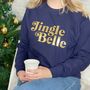 Jingle Belle Christmas Sweatshirt, thumbnail 1 of 2