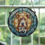 Staffie Brindle Memorial Suncatcher, thumbnail 4 of 6