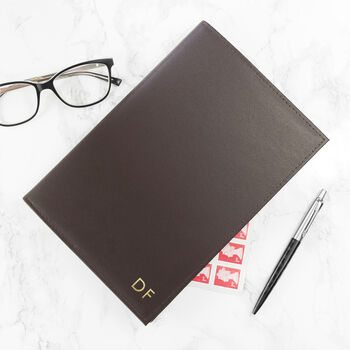 Personalised Genuine Leather Refillable Notebook, 9 of 12