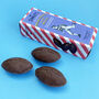 Box Of Three Mini Chocolate Rugby Balls, thumbnail 3 of 3