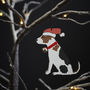 Jack Russell Christmas Tree Decoration, thumbnail 2 of 4