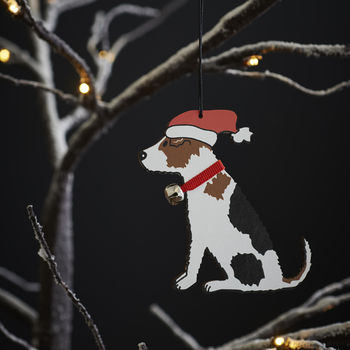 Jack Russell Christmas Tree Decoration, 2 of 4